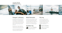Desktop Screenshot of martinfrick.se